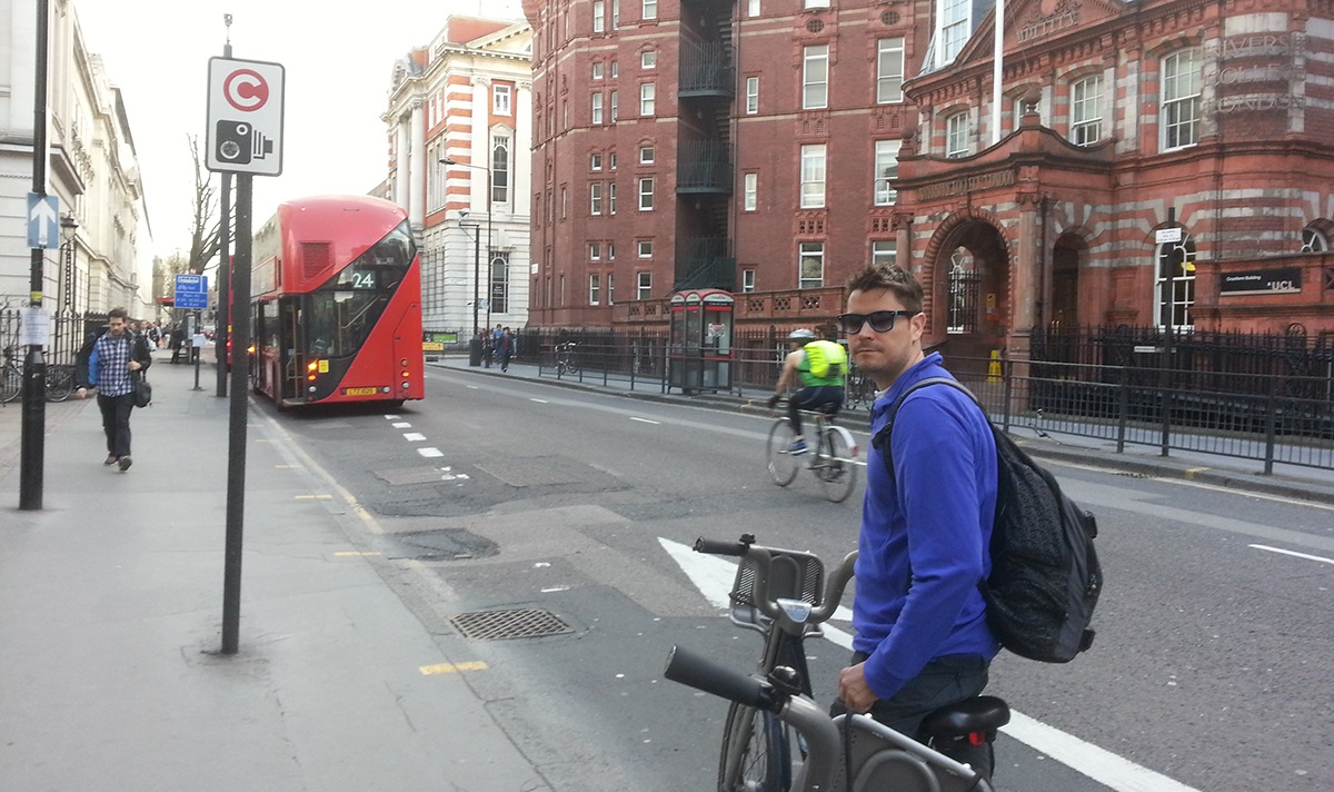 En bicicleta por la calles de Londres