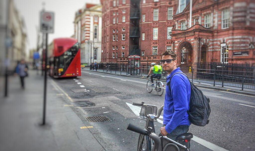 En bicicleta por la calles de Londres