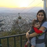 Ema y Vicky en la cima del Teleférico