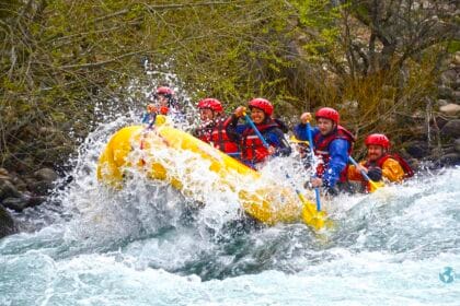 Rafting en el río Aluminé