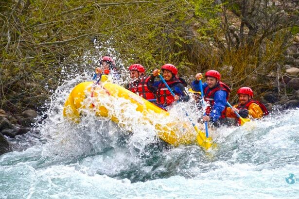 Rafting en el río Aluminé