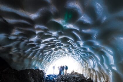 túneles de hielo en el Cerro La Torta