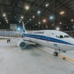 Avión retro Aerolíneas Argentinas