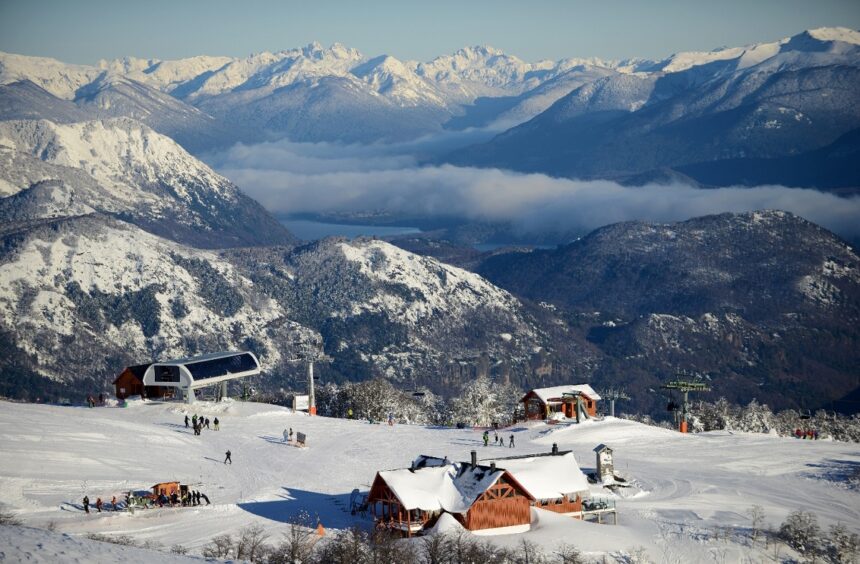 Paisaje de nieve en Cerro Chapelco, San Martín de los Andes