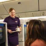 Cafe a bordo de Delta Airlines